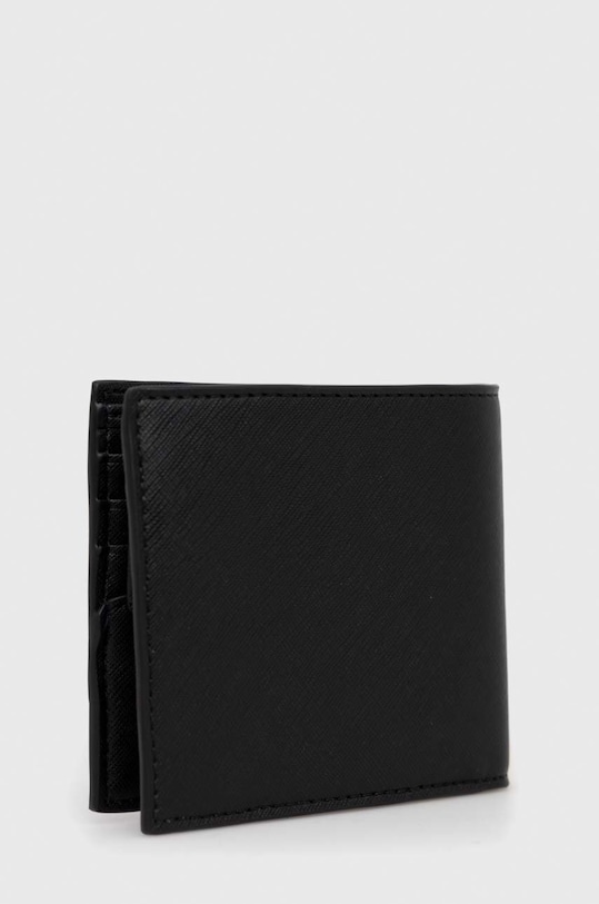 BOSS portfel skórzany 50485599 czarny AW24
