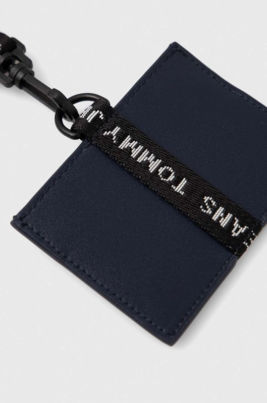 Tommy Jeans etui na karty skórzane AM0AM11026.PPYX granatowy SS23