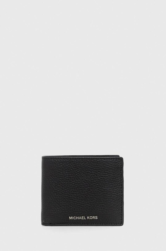 Кожаный кошелек Michael Kors кожа чёрный 39S0LHDF3L