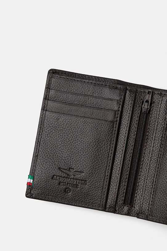 Doplnky Kožená peňaženka Aeronautica Militare AM105 hnedá