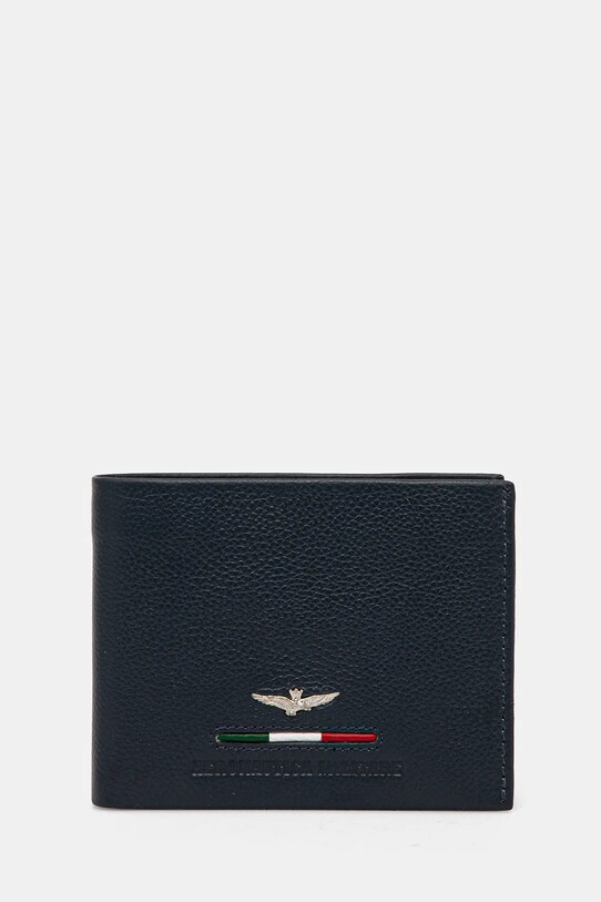 Aeronautica Militare portofel de piele piele bleumarin AM152