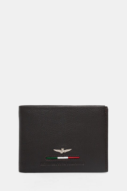 Aeronautica Militare portofel de piele piele maro AM152