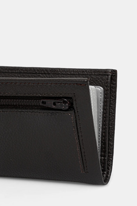 Akcesoria Aeronautica Militare portfel skórzany AM154 brązowy