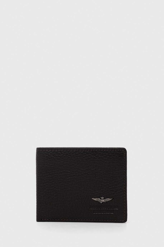 Aeronautica Militare portofel de piele piele maro AM180