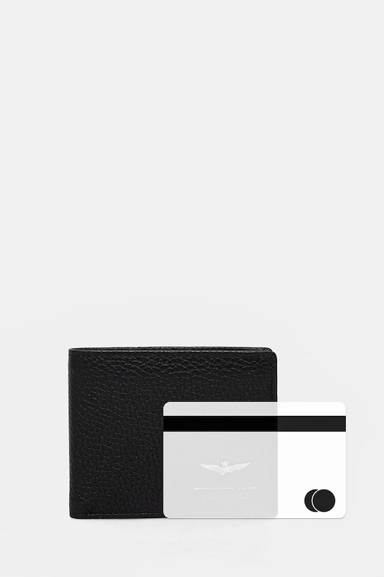 Aeronautica Militare portofel de piele AM180 negru