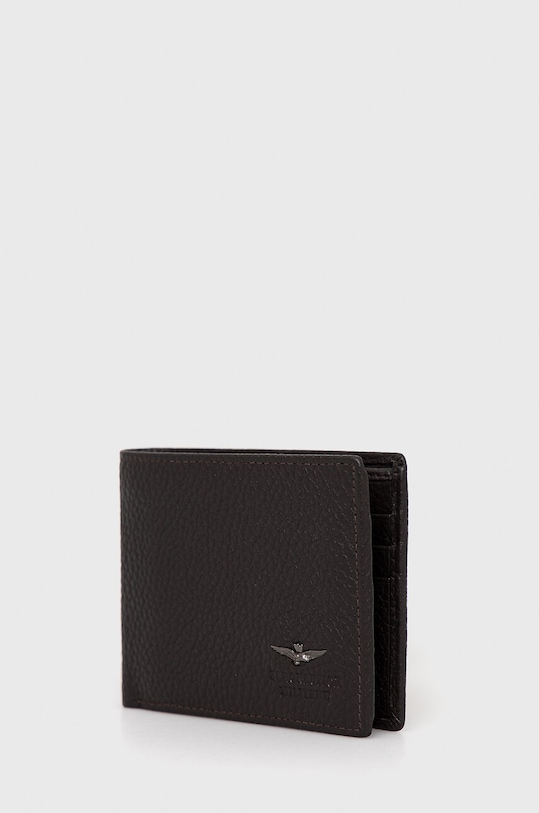 Aeronautica Militare portofel de piele AM182 maro SS23