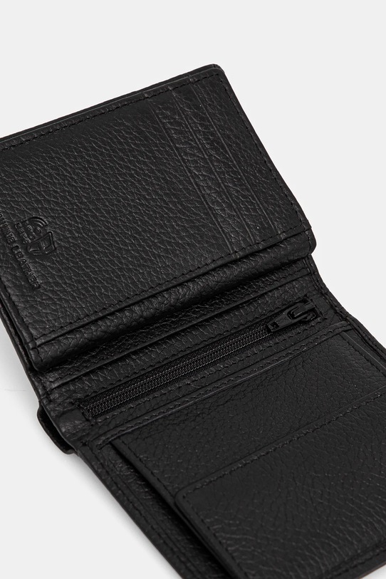 Akcesoria Aeronautica Militare portfel skórzany AM186 czarny