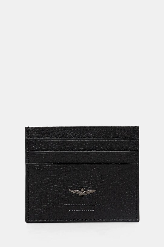 Aeronautica Militare carcasa din piele husă de card negru AM188