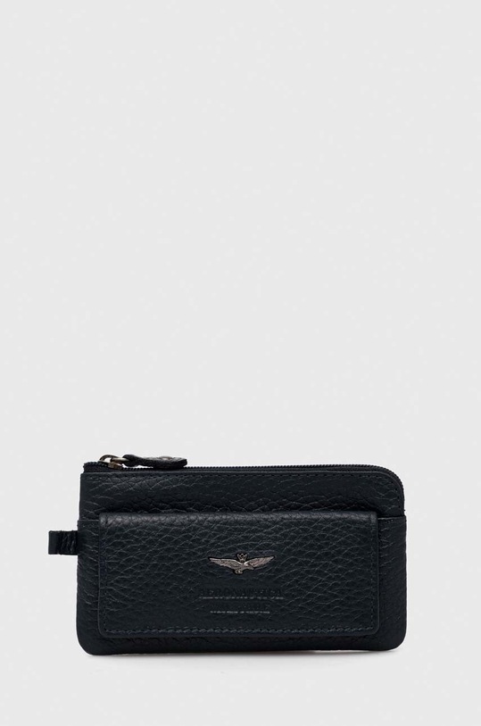 Aeronautica Militare etui na klucze skórzane granatowy AM189