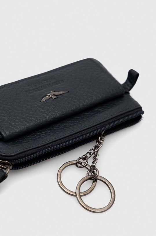 Aeronautica Militare etui na klucze skórzane granatowy AM189