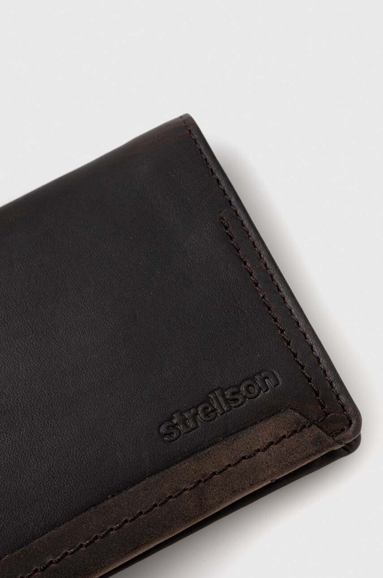 Strellson portfel skórzany 4010002294 brązowy