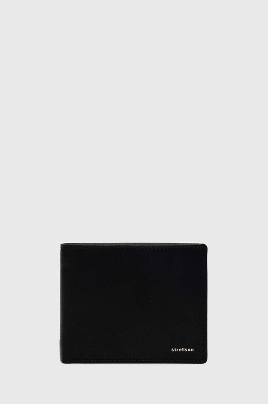 Strellson portfel skórzany skóra licowa czarny 4010001301