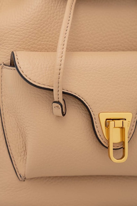 Coccinelle plecak skórzany beżowy E1.MF6.14.02.01