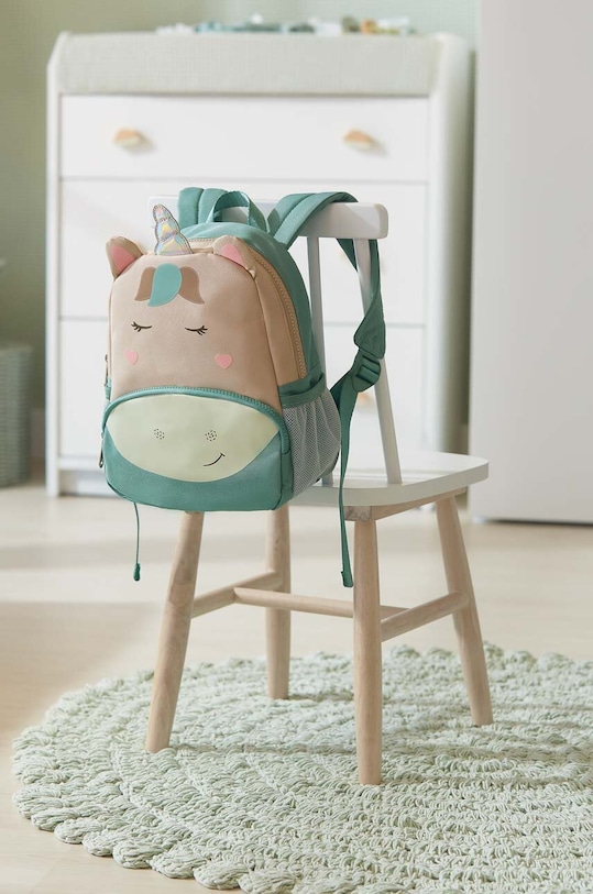 Дитячий рюкзак Mayoral Newborn візерунок бірюзовий 19283.1E.NEWBORN