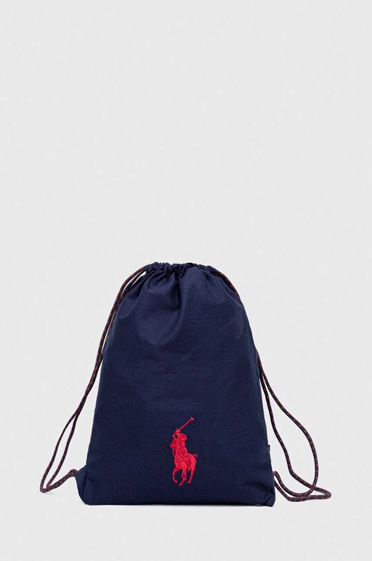 Детский рюкзак Polo Ralph Lauren гладкий тёмно-синий 9AR029