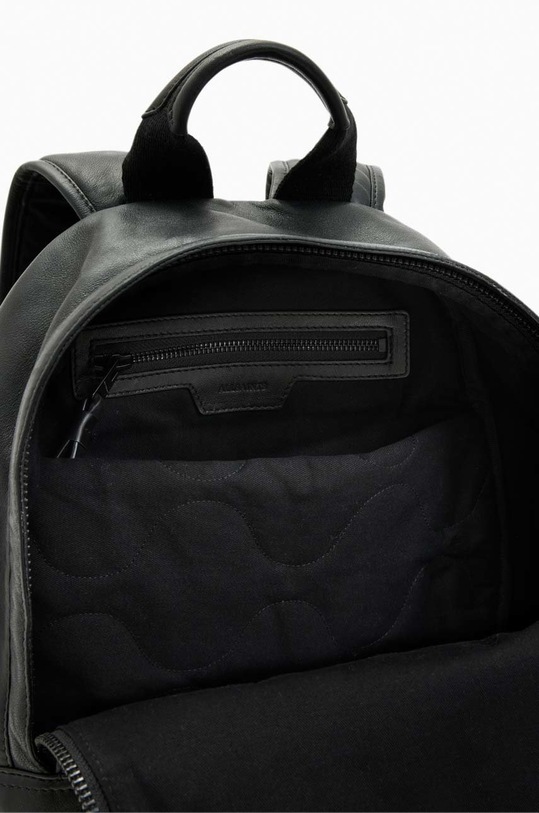 AllSaints plecak skórzany CARABINER BACKPACK czarny MB519X