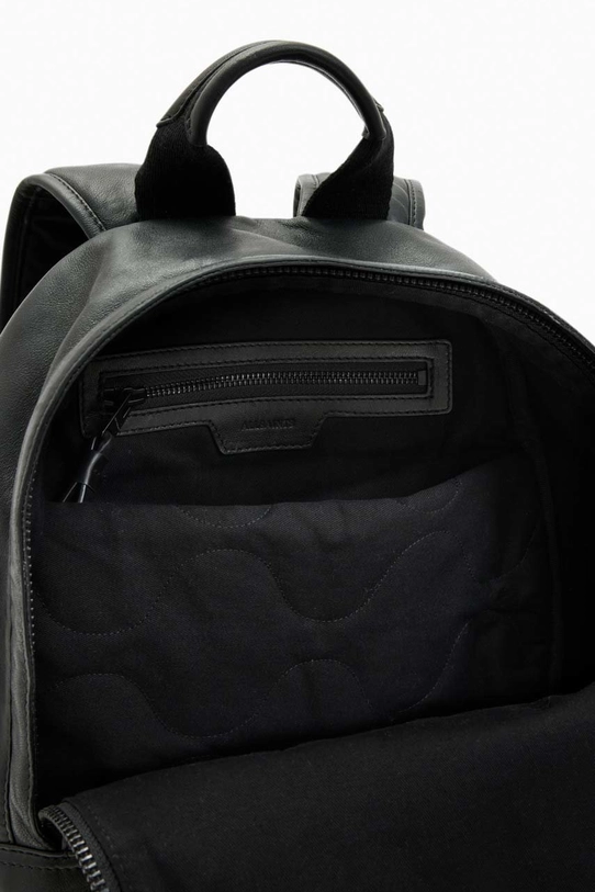 AllSaints plecak skórzany CARABINER BACKPACK czarny MB519X