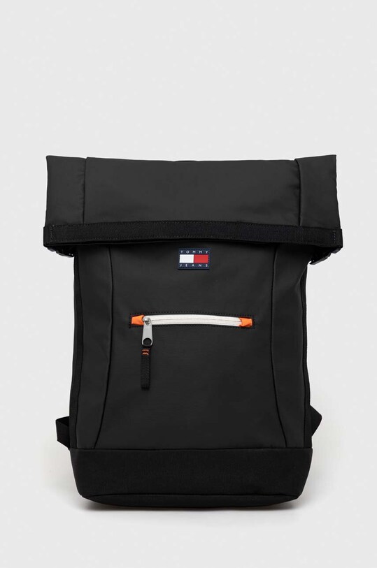Batoh Tommy Jeans hladký černá AM0AM10891.PPYX