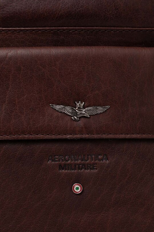 Aeronautica Militare plecak skórzany brązowy AM305
