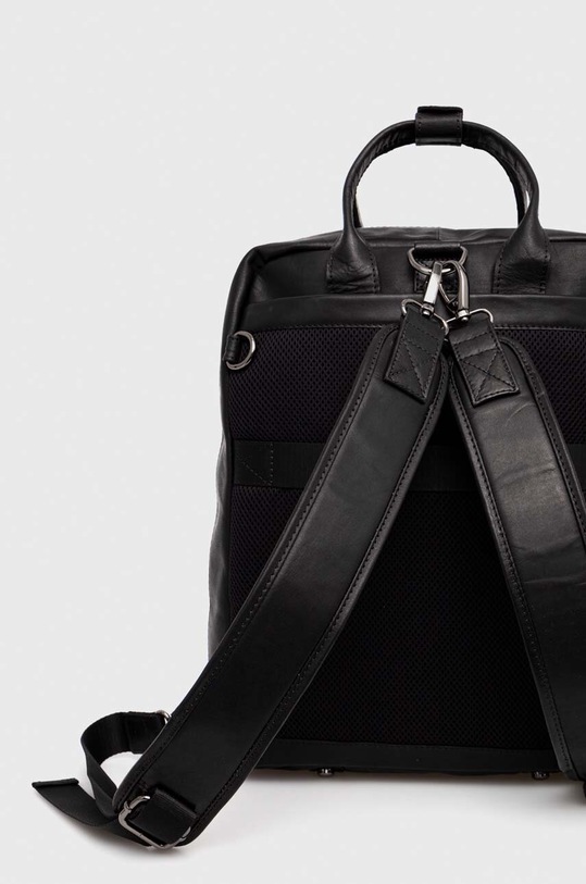 Aeronautica Militare plecak skórzany czarny AM352