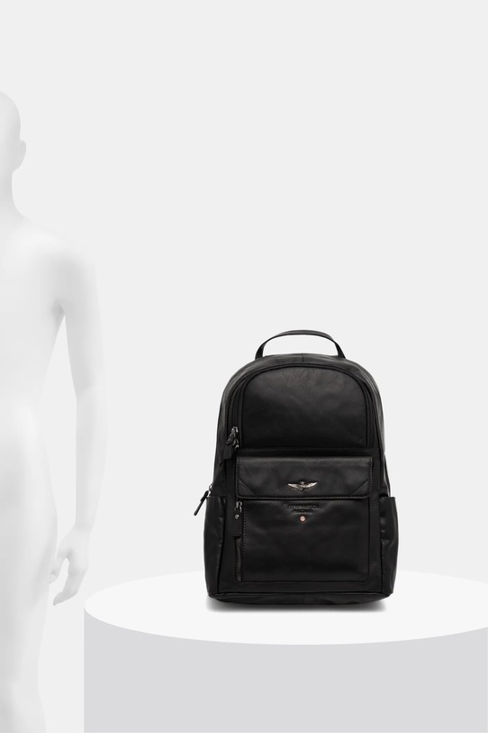 Kožený ruksak Aeronautica Militare AM355