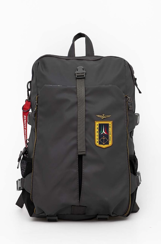 Aeronautica Militare plecak tekstylny szary AM348