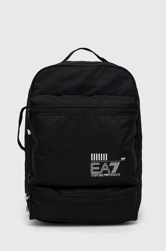 Ruksak EA7 Emporio Armani potlač čierna 245101.CC940
