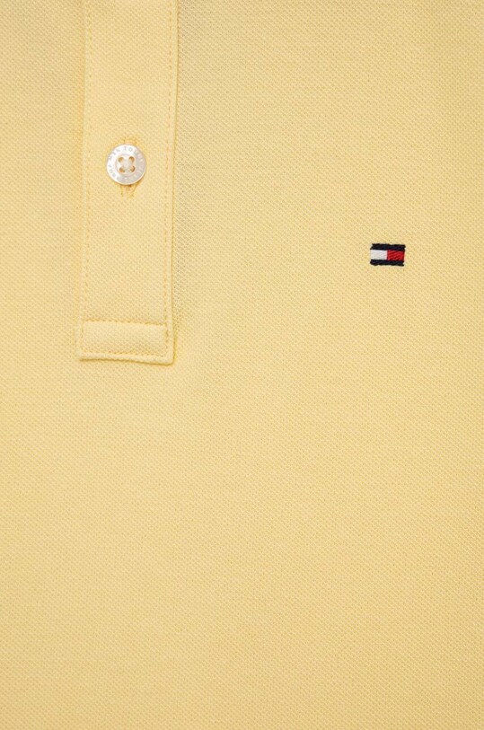 Băieți Tommy Hilfiger tricouri polo din bumbac pentru copii KB0KB07365.PPYX galben