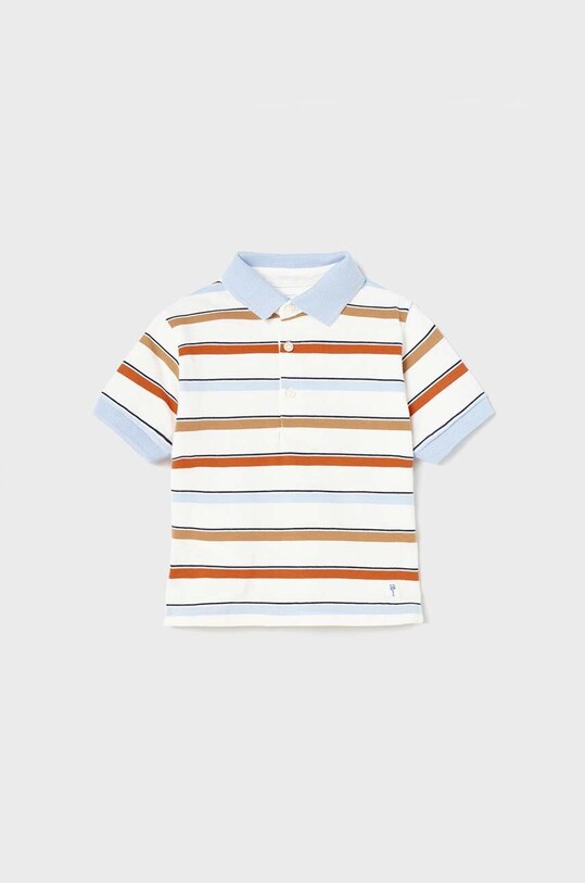 Mayoral polo dziecięce wzorzyste multicolor 1103.3E.BABY.B