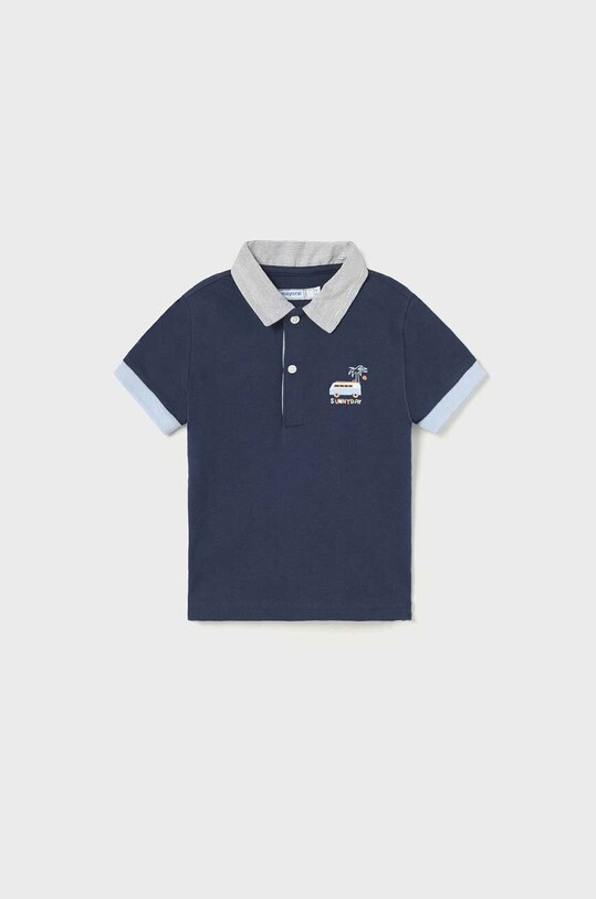Mayoral tricou polo pentru copii print bleumarin 1104.3E.BABY