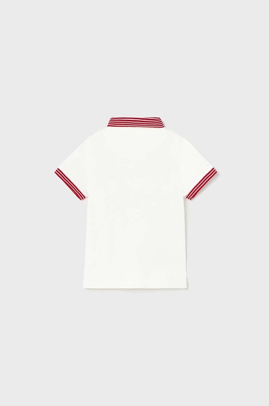 Παιδικό πουκάμισο πόλο Mayoral 1105.3G.BABY.B λευκό SS23