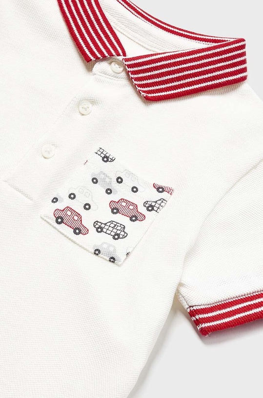 Αγορίστικα Παιδικό πουκάμισο πόλο Mayoral 1105.3G.BABY.B λευκό