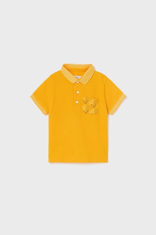 Mayoral tricou polo copii print galben 1105.3G.BABY.B