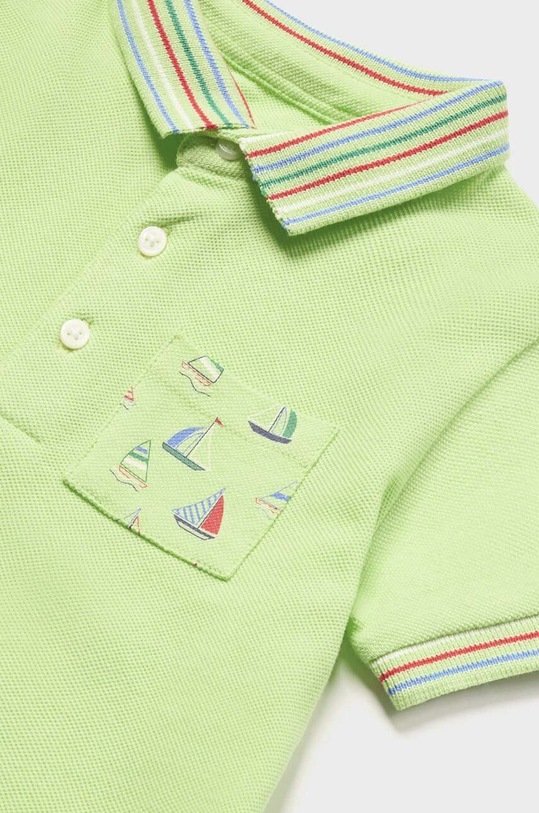 Αγορίστικα Παιδικό πουκάμισο πόλο Mayoral 1105.3G.BABY.B πράσινο