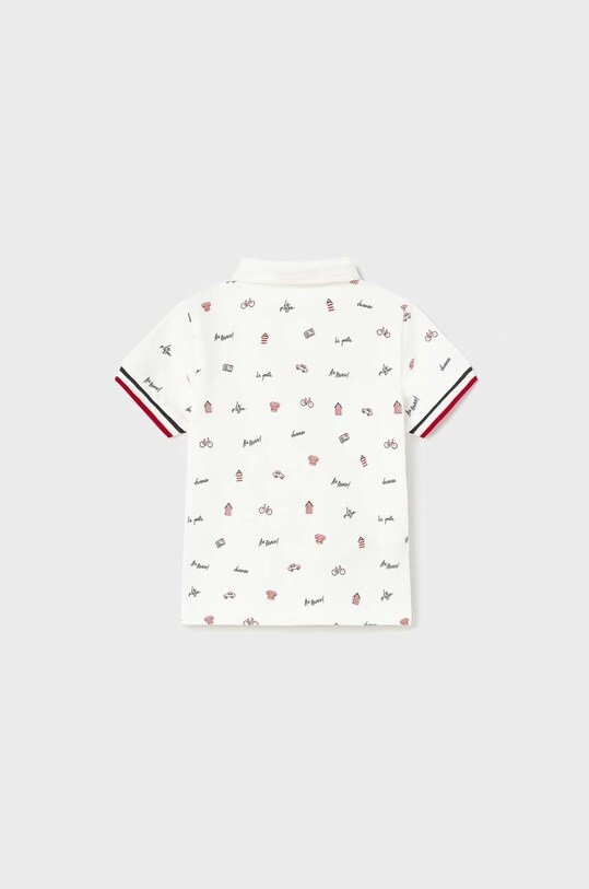 Mayoral polo niemowlęce 1107.3J.BABY.B biały SS23