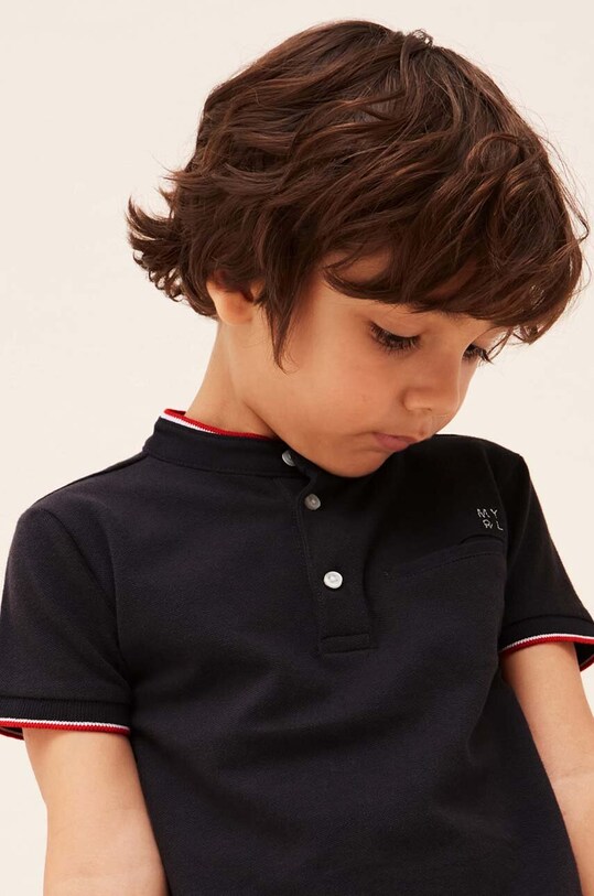 Mayoral polo dziecięce 3147.5A.MINI szary SS23