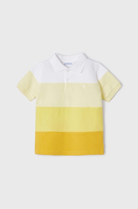 Chłopiec Mayoral polo bawełniane dziecięce 3151.5D.MINI żółty