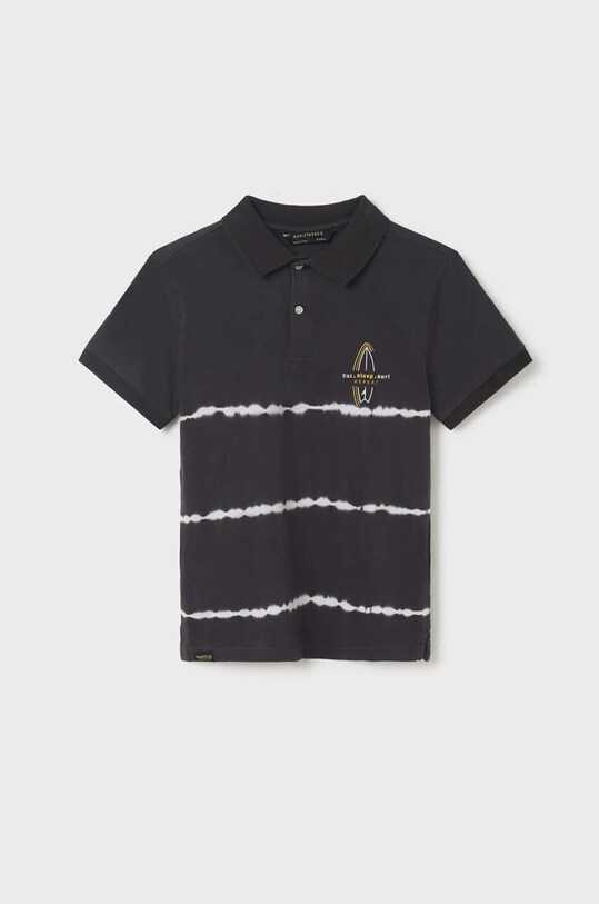 Mayoral polo bawełniane dziecięce szary 6109.7D.JUNIOR