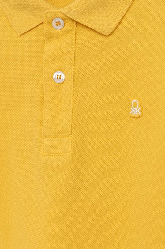 Dječaci Pamučna polo majica United Colors of Benetton 3089C300Q.G.SEASONAL zlatna