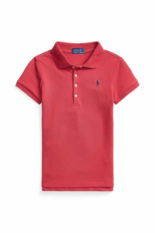 Polo Ralph Lauren polo dziecięce z elastanem czerwony 313698589120