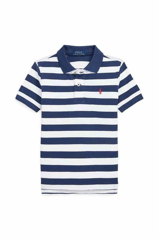 Polo Ralph Lauren polo bawełniane dziecięce wzorzyste granatowy 322892298001