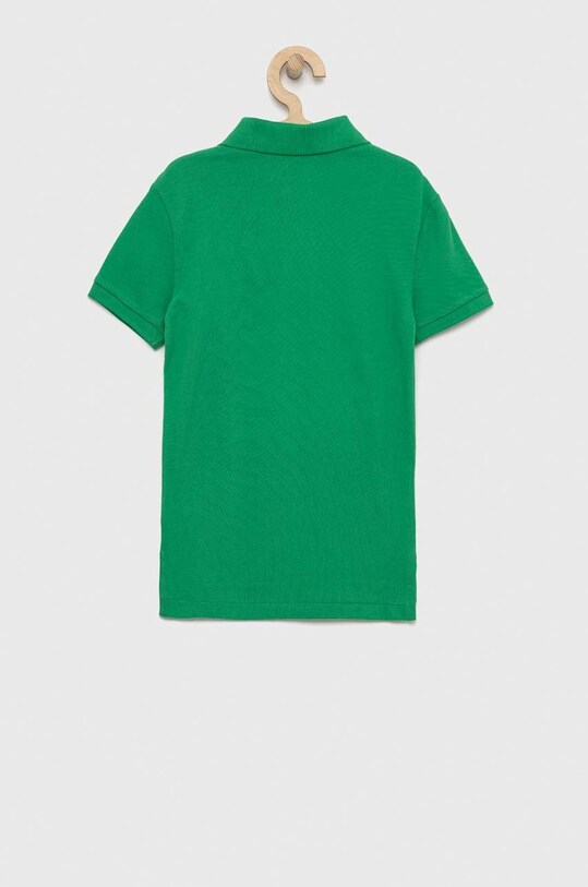 Момче Детска памучна тениска с яка Polo Ralph Lauren 323708857150 зелен