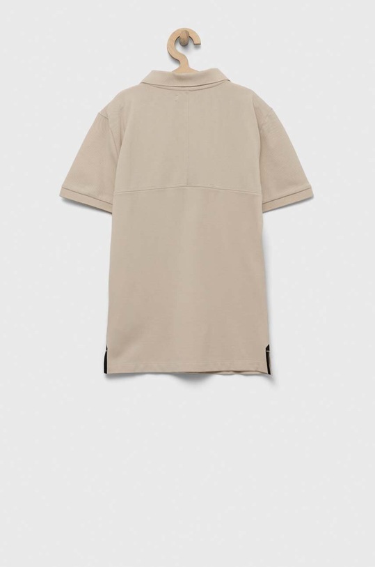 Chłopiec Calvin Klein Jeans polo dziecięce IB0IB01637.PPYX beżowy