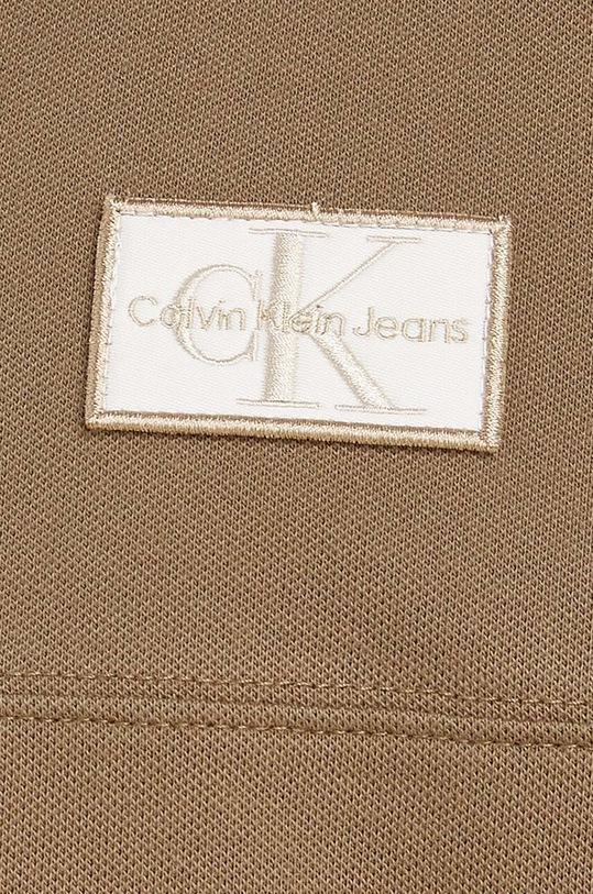 Calvin Klein Jeans polo dziecięce brązowy IB0IB01637.PPYX