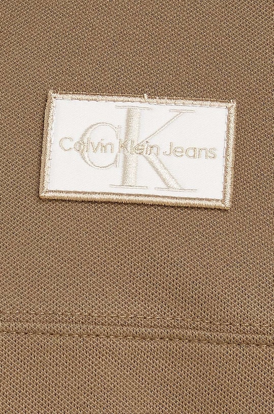 Calvin Klein Jeans polo dziecięce brązowy IB0IB01637.PPYX