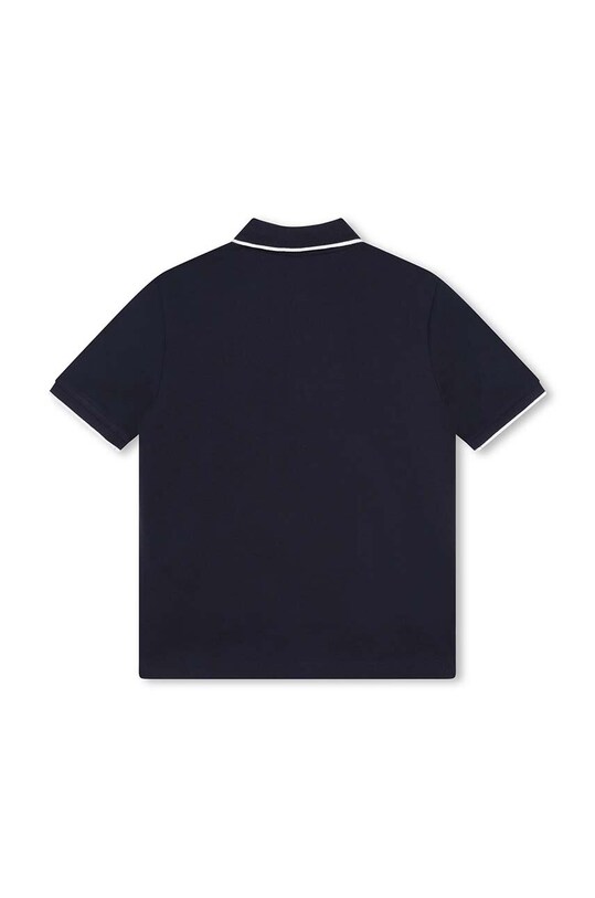 BOSS polo bawełniane dziecięce J25P26.114.150 granatowy SS23