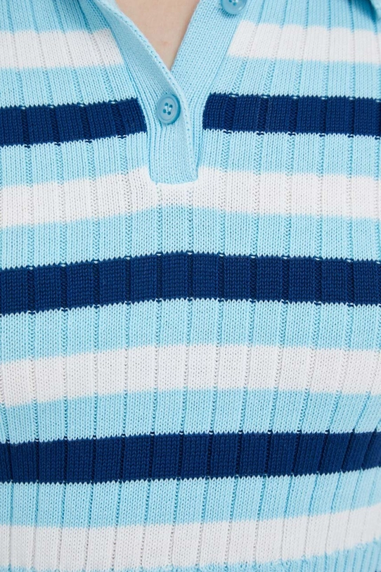 United Colors of Benetton polo bawełniane 1298E300H.1Y9 niebieski