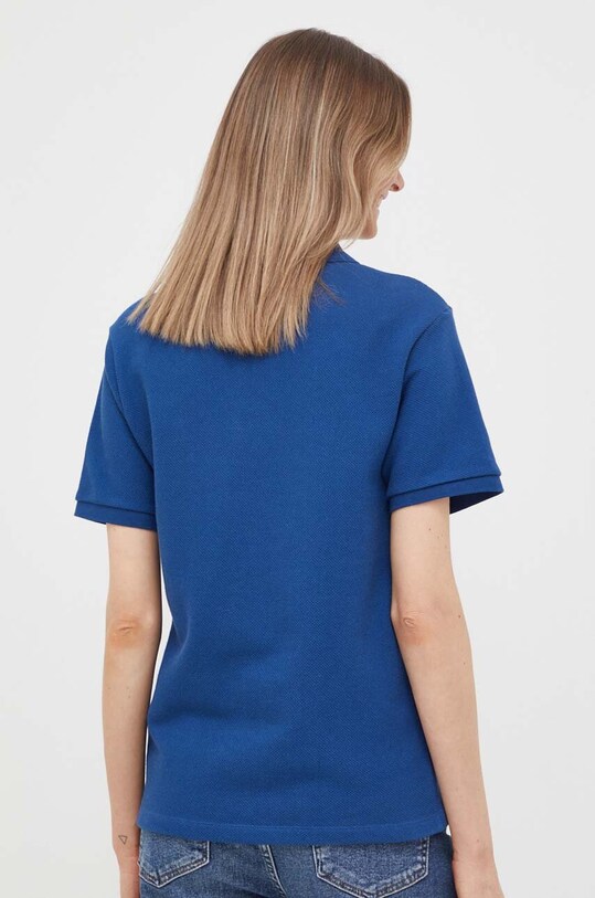 Ρούχα Βαμβακερό μπλουζάκι πόλο United Colors of Benetton 3NKHD300A.2G6 σκούρο μπλε