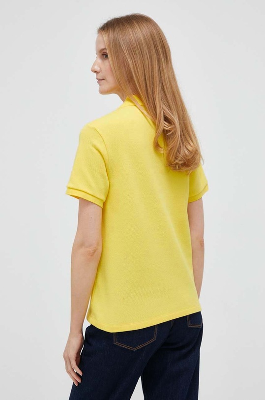 Oblečenie Bavlnené polo tričko United Colors of Benetton 3NKHD300A.35R žltá