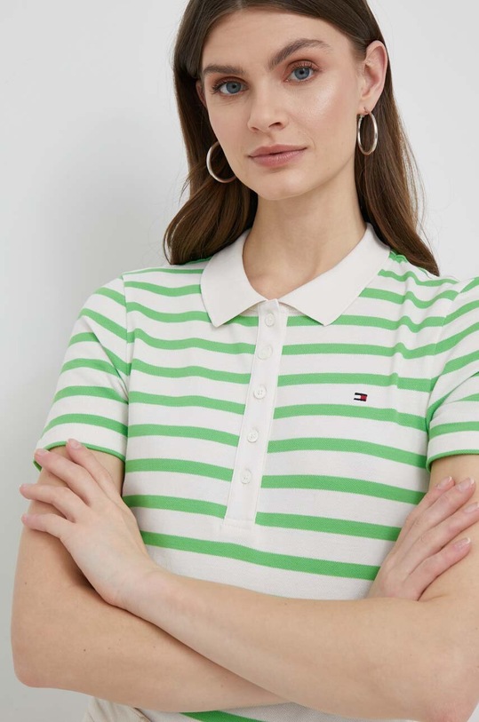 Tommy Hilfiger t-shirt zielony WW0WW39530.PPYX